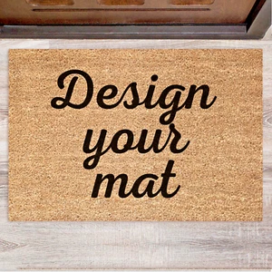 Door Mat - Personalized Welcome Mat, Design Your Own, Perfect Christmas Gift. - Picture 1 of 4