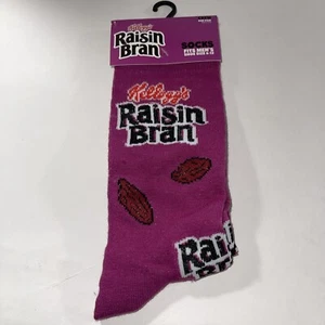 Calcetines Kellogg's Raisin Bran Novedad Crew Talla 6-12 Nuevos - Imagen 1 de 5