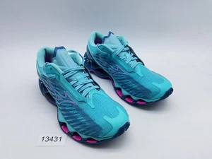 Mizuno Wave Prophecy 12 Women's Size 8 Running Shoes Blue Pink *Worn once - Picture 1 of 12