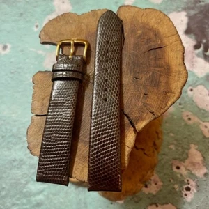 High quality 18mm German Made Di-Modell thick Genuine Lizard vintage watch strap - Picture 1 of 7