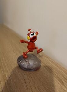Figurine en résine inspirée de "Nono le petit robot" métallisé