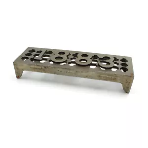 Oakcrafts - Antique Cast Iron Single Victorian Style 1883 Air Brick 229mm x 76mm - Picture 1 of 4