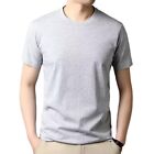 Classic For Men's T Shirt Solid Color Plus Size Tops for Everyday Wear M 5XL