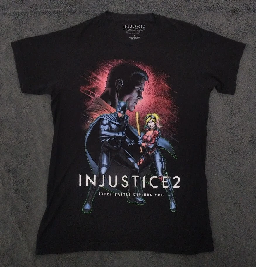 Camisa Promocional Videojuego Injustice 2 Batman Superman Every Battle Defines You S Foto 1 de 4