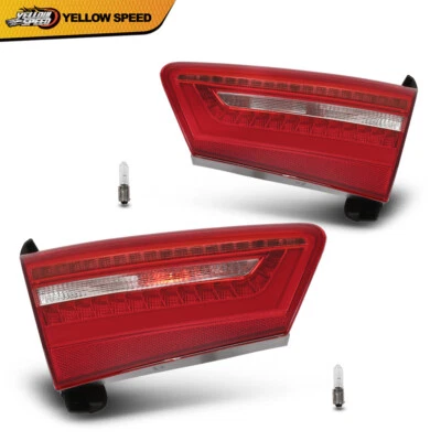 Trunk Inner Tail Lights Left & Right Side W/ Bulbs Fit For 2012-2015 Audi A6 C7 - Image 1 of 4