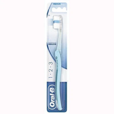ZAHNPFLEGE-MUNDHYGIENE Oral-B Zahnbürste Indicator 35 mit kurzem Kopf Medium 4-er Packung