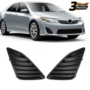 For 2012-2014 Toyota Camry Front Bumper Insert Fog Light Covers Left+Right 2PCS - Picture 1 of 12