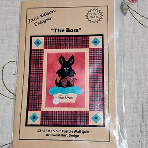 The Boss Pattern Jane Wilson Designs 2005 sospensione a parete fusibile non tagliata 15,5" - Foto 1 di 8