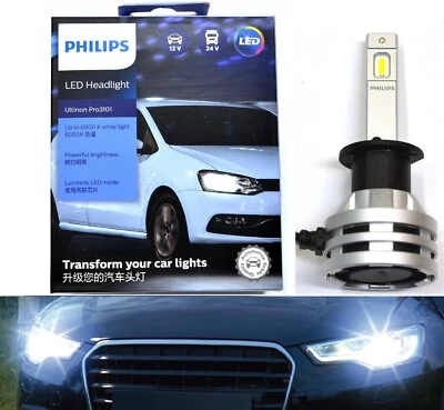 Philips Ultinon Pro3101 LED White H1 Two Bulbs Head Light High Beam Replacement - Image 1 of 4