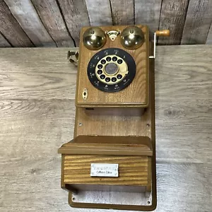Telefono da parete vintage Thomas edizione 1927 in legno modello PP-9 *no portatile - Foto 1 di 9