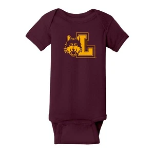 Loyola University Chicago Ramblers Primary Logo Infant Creeper - Maroon - Picture 1 of 6