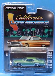 GREENLIGHT 1:64 CALIFORNIA LOWRIDERS R2/D 1970 Chevrolet Monte Carlo Green