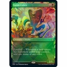 LOTUS COBRA X1 SHOWCASE FOIL ZENDIKAR RISING MTG MAGIC ~NOSTALGIC TREASURES~