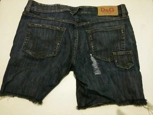 Dolce & Gabbana Women's Jean Cutoff Shorts Sz 15"Waist @24 - Picture 1 of 5