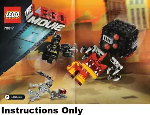 NEW INSTRUCTIONS ONLY LEGO BATMAN & SUPER ANGRY KITTY ATTACK 70817 book from set - Picture 1 of 2