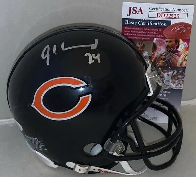 Jordan Howard signed Chicago Bears mini helmet autographed JSA - Image 1 of 2