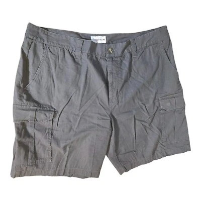 Pantalones Cortos Carga Saddlebred Gris Oscuro Cómodos Flexibles Bolsillos Utilitarios Para Hombre Talla 42 Foto 1 de 4