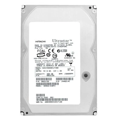 Festplatte HITACHI HUS153030VLF400 300GB FC 15000Rpm 3.5" Zoll - Bild 1 von 4