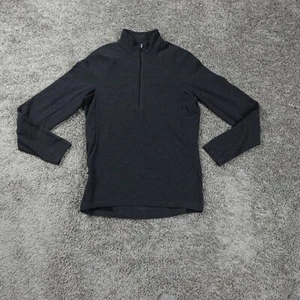Lululemon Sweater Mens XS Gray Knit 1/4 Zip Pullover Thermal - Picture 1 of 9