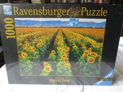 NUEVO Rompecabezas Ravensburger 15288 Campos de Girasoles de Oro Susan Taylor 1000 Piezas Foto 1 de 3