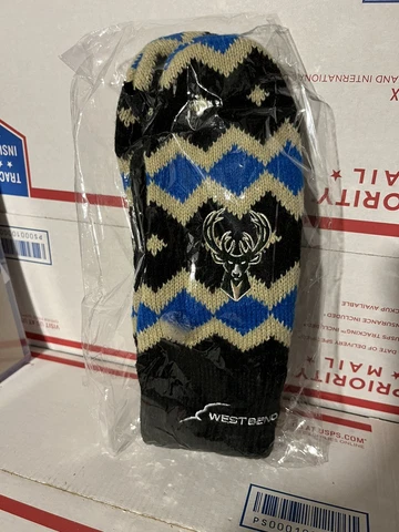 Milwaukee Bucks NBA Basketball Mittens SGA New Winter Gloves Cover