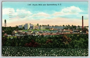 Postcard - Pacific Mills - Spartanburg South Carolina - Picture 1 of 2