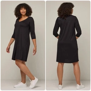 Wool& Willow Swing Dress Legacy in Black Size Medium - Picture 1 of 11