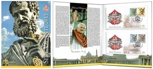 2013 VATICAN FOLDER VACANT SEAT - Picture 1 of 1