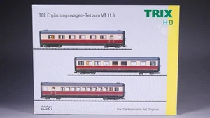 H0 DC Trix 23261 TEE Ergänzungswagen-Set zum VT 11.5 in OVP #WA_104 - Bild 1 von 7