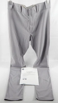 2011 New York Yankees Jorge Posada #20 Game Issued Pos Used Grey Pants 44 341 - Image 1 of 4