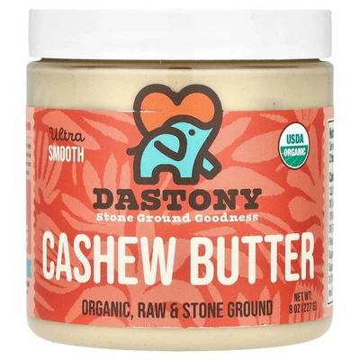 Organic Cashew Butter, Ultra Smooth, 8 oz (227 g) - Image 1 of 2