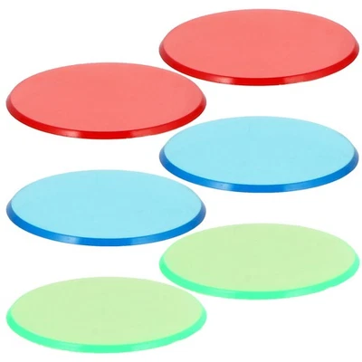6PCS Color Transmittance Chip colored Chice Color Filtres Color Filter Boards - Image 1 of 4