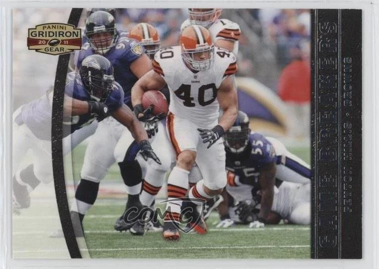 2011 Panini Gridiron Gear Gamebreakers Silver /250 Peyton Hillis #5 - Image 1 of 2