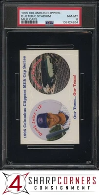 1995 年哥伦布夹 牛奶盒 团队 ISSUE DEREK JETER HOF PSA 8 — 第 1/2 张图片