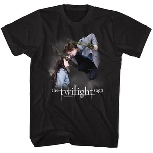 Twilight - Cloudy Tree Gaze - American Classics - Solid Black Adult Short Sleeve - Picture 1 of 3
