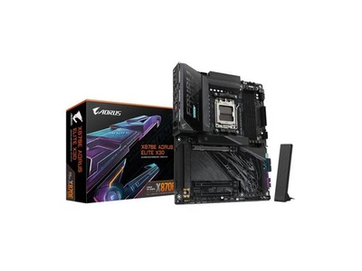 GIGABYTE X870E AORUS ELITE X3D AM5 AMD X870E ATX Motherboard - Image 1 of 4