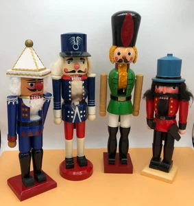 Nussknacker Figur - Vintage Konvolut mit tollen Hüten - 10 - 14 cm groß - Bild 1 von 11