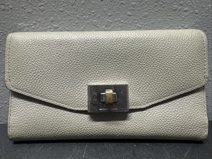 MICHAEL KORS Cartera Jet Set Grande Continental Cuero Turnlock Cartera Usada - Imagen 1 de 12