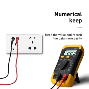 Digital LCD Voltmeter Ammeter Ohmmeter Multimeter Volt AC DC Tester Meter HOT - Picture 1 of 9