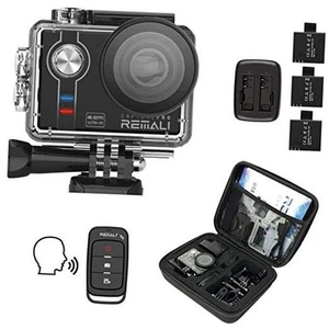 CapturePro 4K/60fps 20MP wasserdichte Sport Action Kamera Kit mit Tragetasche - Bild 1 von 8