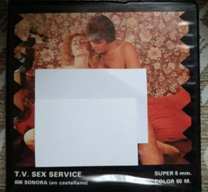 * "T.V. SEX SERVICE" EN CASTELLANO CINE ERÓTICO SÚPER 8 DECAMERON FILMS 1987 - Imagen 1 de 2