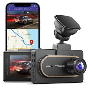 AZDOME Dash Vehicle Cam 2K 1440P Single Front WIFI WDR Night Vision Dash Camera - Picture 1 of 11