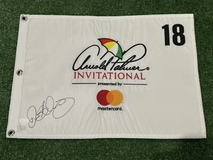 Autógrafo firmado por Rory McILROY Arnold Palmer Invitational Golf Bandera - Imagen 1 de 5