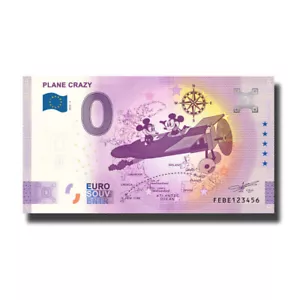 Billete de recuerdo de 0 euros avión Crazy Malta FEBE 2024-2 - Imagen 1 de 2
