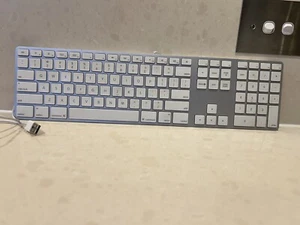 Genuine Apple Extended Keyboard w/ Numeric Keypad & USB Inputs Model A1243 - Picture 1 of 5
