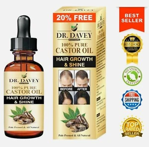 Castor Oil For Hair Growth, Eyelashes, Brows, Beard:🥇100% Pure Pale Pressed🥇 - Picture 1 of 3