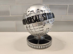Universal Studios Exclusive Silver Screen World Globe Logo Resin Statue Figure - Picture 1 of 12