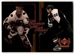 1999-00 Upper Deck Century Legends Essence of the Game Gordie Howe/Eric Lindros