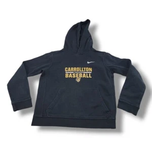 Nike Sweatshirt Size Large Lg Kids Youth Nike Hoodie Carrollton Trojans Baseball - Picture 1 of 5