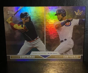 2022 Topps x Bobby Witt Jr Crown Collection WILLIAM/WILLSON CONTRERAS Silver /99 - Bild 1 von 2
